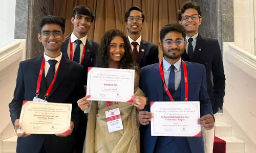 HNLU Team Secures Runner-Up Position At 23rd Willem C. Vis East International Commercial Arbitration Moot, Hong Kong