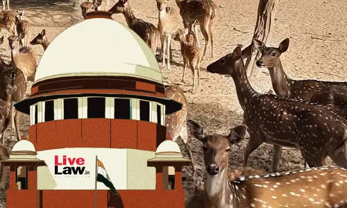 Keeping 400 Deers In AN Jha Deer Park Having Capacity For 34 Grave Cruelty : Supreme Court Keeping 400 Deers In AN Jha Deer Park Having Capacity For 34 Grave Cruelty : Supreme Court