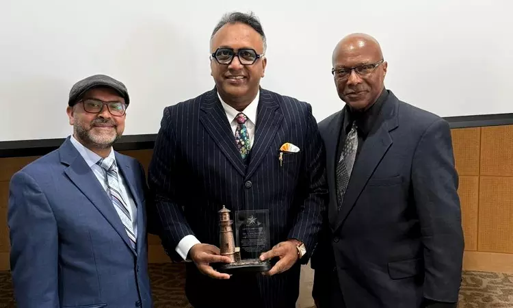 JGU Vice Chancellor Prof C Raj Kumar Conferred STAR Scholars Networks Lighthouse Leadership Award