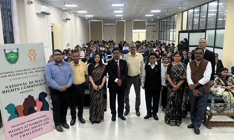 NUSRL Ranchi Conducts Training Programme On Women At Workplace And Emerging Challenges