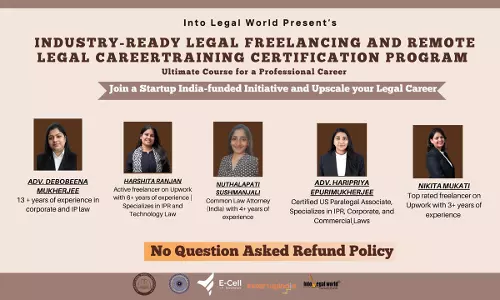 [Advertisement]Industry-Ready Legal Freelancing And Remote Legal Career Training Certification Program By Into Legal World