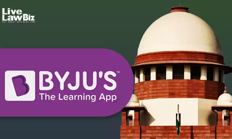 Perfect Order : Supreme Court Dismisses Byju Raveendrans Appeal Against NCLT Restoring Original CoC In Think & Learn CIRP