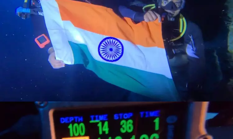 Rajasthan HC Lawyer Among First Three Civilian Indians to Complete 100-Metre Deep-Sea Dive In Lakshadweep Rajasthan HC Lawyer Among First Three Civilian Indians to Complete 100-Metre Deep-Sea Dive In Lakshadweep