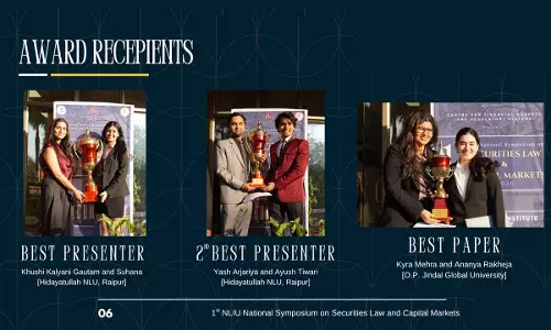 NLIU Hosts 1st National Symposium on Securities Law and Capital Markets 2026 NLIU Hosts 1st National Symposium on Securities Law and Capital Markets 2026