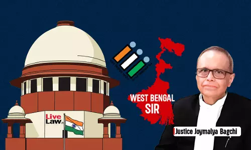 West Bengal SIR  |If Winning Margin Is 2 % & 15% Couldnt Vote? : Justice Bagchi Raises Concerns, Says ECI Deviated From Bihar Stance