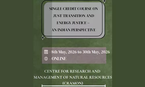 [Advertisement] Single Credit Course On “Just Transitions And Energy Justice – An Indian Perspective”