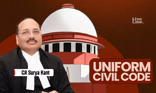 Uniform Civil Code Has Nothing To Do With Religion, Its A Constitutional Ambition: CJI Surya Kant
