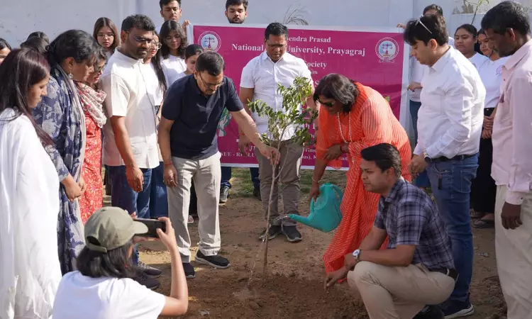 RPNLU Prayagraj Marks Earth Day With Plantation Drive