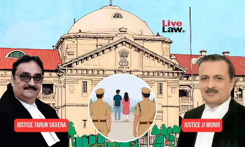 Allahabad High Court, police investigating marriages, Quash FIR, adult couple, UP DGP, remedial action, Section 87 BNS, Personal liberty, marriage rights, Justice JJ Munir, Justice Tarun Saxena, Consensual marriage,