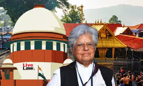 Morality Cant Be Interpreted As Societal Morality As It Can Be Based On Prejudices : Indira Jaising In Sabarimala Reference