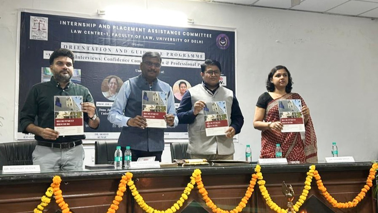 IPAC, Law Centre–I, Faculty of Law, Delhi University Hosts Mentoring ...