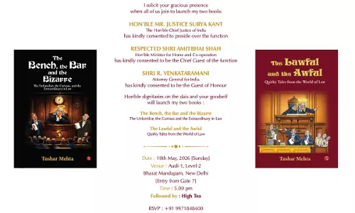 Justice Surya Kant To Preside Over Launch Of SG Tushar Mehtas Books At Bharat Mandapam On May 10