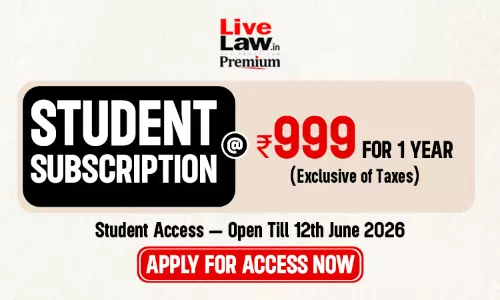 LiveLaw Student Subscription, 3-12 June 2026 | Apply Now