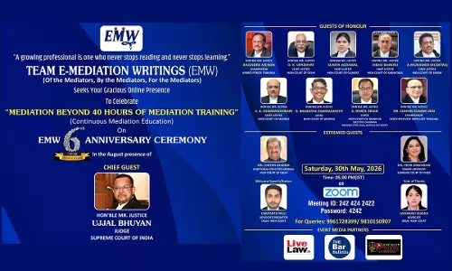 Team E-Mediation Writings (EMW) Marks Its 6th Anniversary With Launch Of E-Mediation Initiatives