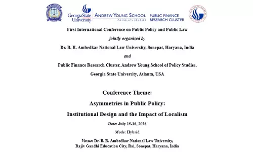 DBRANLU Invites Papers For First International Conference On Public Policy And Public Law; Submit Abstracts By June 30