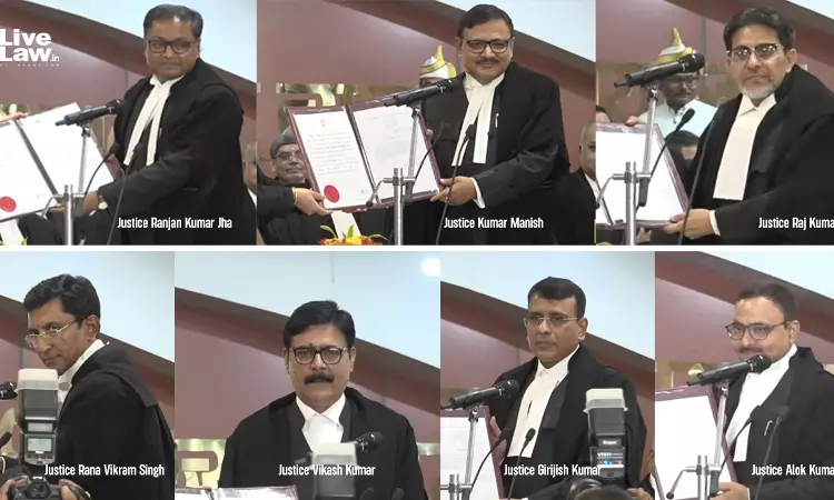 Seven Advocates Sworn-In As Judges Of Patna High Court Seven Advocates Sworn-In As Judges Of Patna High Court