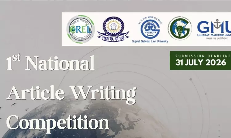 DNLU Jabalpur Invites Submissions For 1st National Article Writing Competition On Environmental Law, Sustainability And Climate Justice