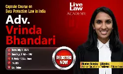 LiveLaw Academy Launches Data Protection Law Course by Vrinda Bhandari