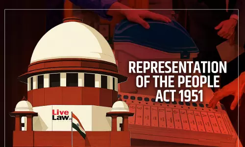 Representation Of People Act Doesnt Apply To Municipal Elections : Supreme Court