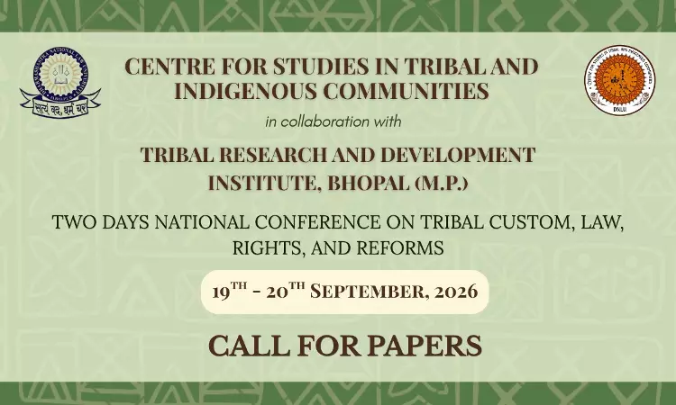 DNLU Jabalpur To Host National Conference On Tribal Custom, Law, Rights And Reforms