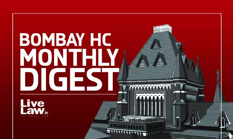 LiveLaw Bombay High Court Monthly Digest: June 2026