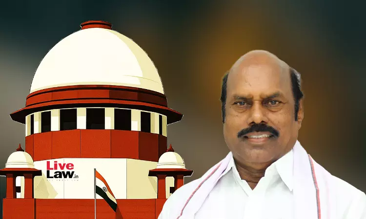 Tamil Nadu Moves Supreme Court Against Madras High Courts Interim Protection To Former DMK Minister EV Velu