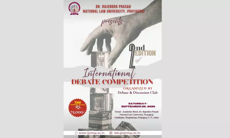 RPNLU Prayagraj Announces 2nd International Debate Competition 2026; Registrations Open