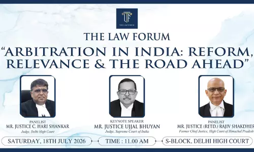 Justice Ujjal Bhuyan To Deliver Keynote Address At The Law Forums Discussion On Arbitration Reforms