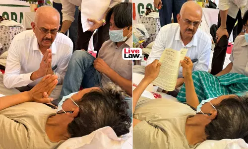 SCBA President Vikas Singh Urges Sonam Wangchuk To End Hunger Strike, Says Moral Fiber Of Todays Politicians Diminished