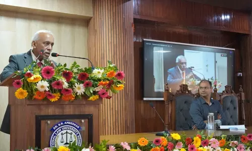 Around 80% Of Successful People In Law Background Are From First-Generation: NHRC Chairperson Justice V. Ramasubramanian Addresses Incoming Batch At DBRANLU