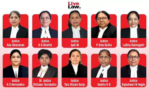 All Seven Benches At Karnataka High Courts Dharwad Bench To Be Presided Over By Women Judges On August 1