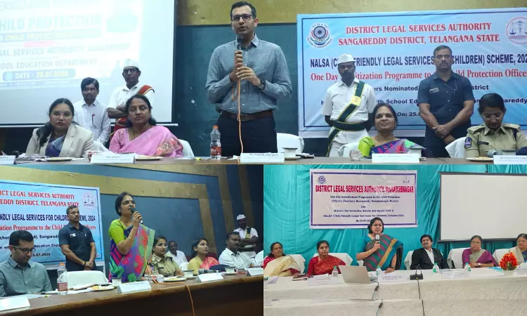 Telangana State Legal Services Authority Holds Sensitisation Programme For Teachers Appointed As Child Protection Officers