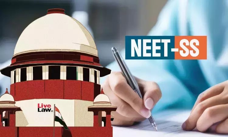 NEET-SS : Tamil Nadu Medical Officers Seek Retention Of Entire Unfilled Seats With State, Urge Supreme Court To Modify Order NEET-SS : Tamil Nadu Medical Officers Seek Retention Of Entire Unfilled Seats With State, Urge Supreme Court To Modify Order