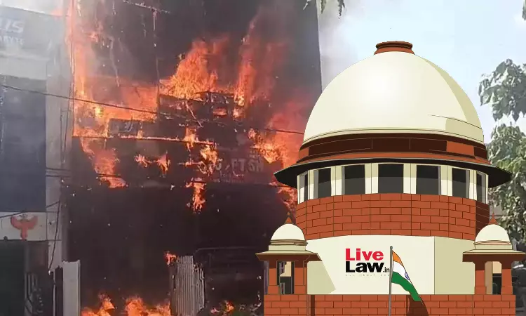 Supreme Court Takes Note Of Lucknow Coaching Centre Fire, Issues Contempt Notice To LDA Vice Chairman Supreme Court Takes Note Of Lucknow Coaching Centre Fire, Issues Contempt Notice To LDA Vice Chairman