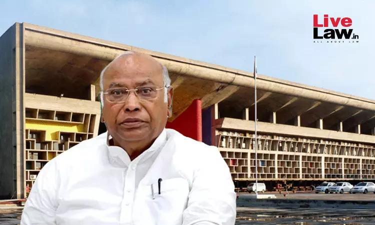 High Court Stays Criminal Defamation Proceedings Against Congress President Mallikarjun Kharge Pending Before Punjab Court High Court Stays Criminal Defamation Proceedings Against Congress President Mallikarjun Kharge Pending Before Punjab Court