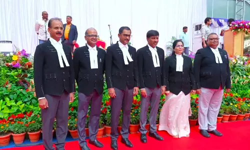 Bar Council Chairman Assures Wholehearted Cooperation To Six Newly Sworn-In Karnataka High Court Judges