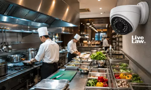 CCTV In Hotel Restaurant Kitchens, Digital Extension Of FSS Act