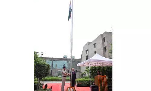 Lokpal Chairperson Justice Ajay Manikrao Khanwilkar Hoists National Flag, Reaffirms Commitment To Clean Governance
