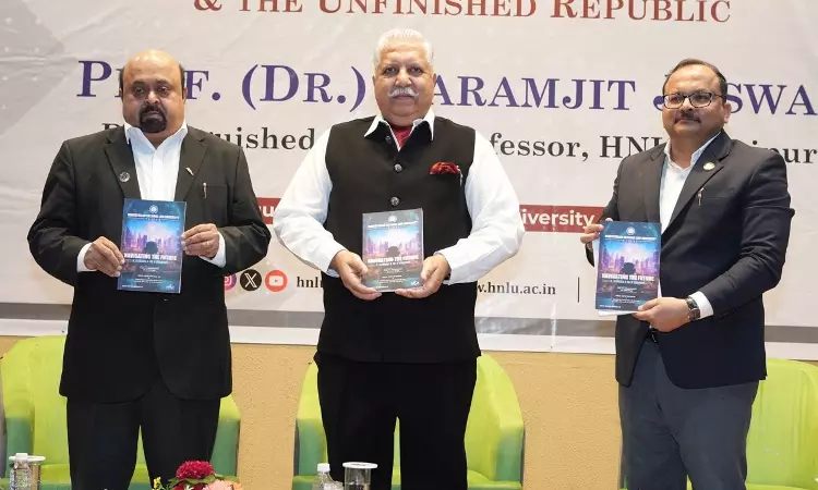 HNLU Celebrates 80th Independence Day With Gandhi Memorial Lecture