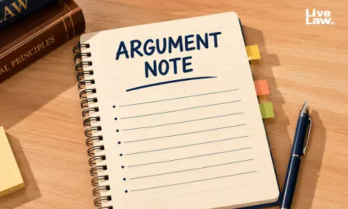 Argument Note For Petitioner