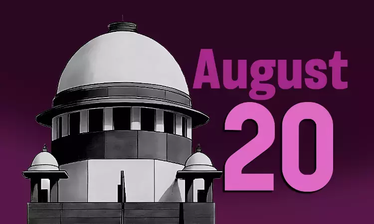 Supreme Court Daily Round-Up : Augsut 20, 2026
