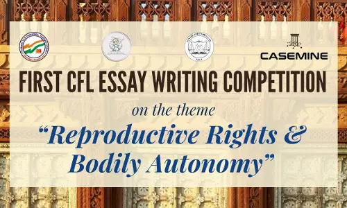 NLU Jodhpurs Centre For Family Law Announces Inter-College Essay Writing Competition 2026