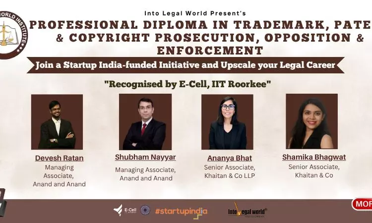Professional Certificate In Trademark, Patent & Copyright Prosecution, Opposition & Enforcement Professional Certificate In Trademark, Patent & Copyright Prosecution, Opposition & Enforcement