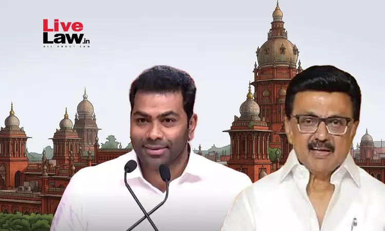 TVK Minister Aadhav Arjuna Seeks ₹1 Crore Damages From MK Stalin, DMK IT Wing For Alleged Defamatory Posts; Madras High Court Issues Notice