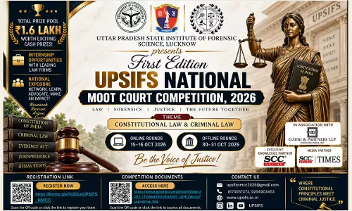 UPSIFS Invites Registrations For 1st National Moot Court Competition 2026