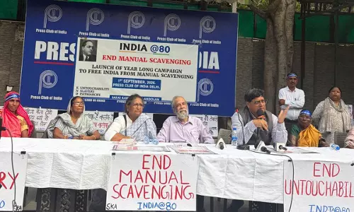 Jurists, Activists Appeal To End Manual Scavenging; Harrowing Testimonies Shared Jurists, Activists Appeal To End Manual Scavenging; Harrowing Testimonies Shared