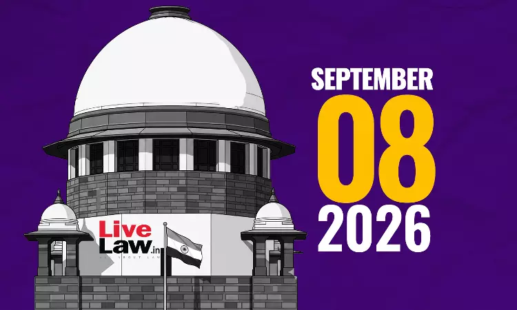 Supreme Court Daily Round-Up: September 8, 2026 Supreme Court Daily Round-Up: September 8, 2026