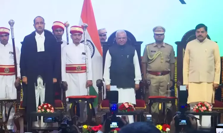 Justice AY Kogje Sworn-In As Chief Justice Of Madhya Pradesh High Court Justice AY Kogje Sworn-In As Chief Justice Of Madhya Pradesh High Court