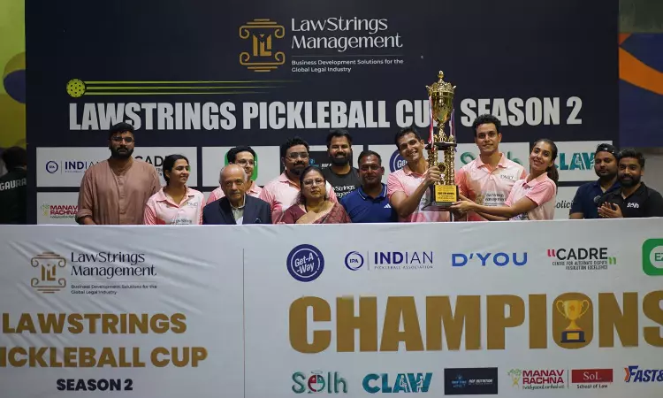 DMD Advocates Win LawStrings Pickleball Cup Season 2; AZB & Partners, Aekom Legal Finish Runners-Up