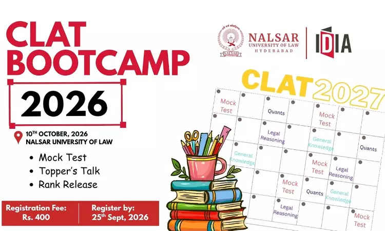 IDIA Hyderabad To Conduct Full-Length CLAT Mock Test At NALSAR University Of Law On October 10